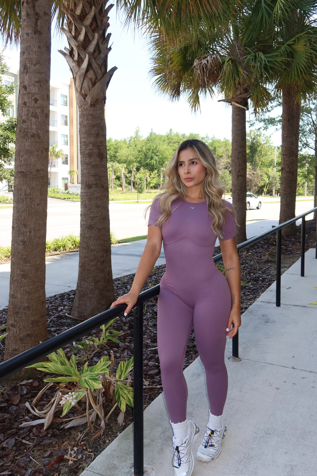 Aura Jumpsuit Grape